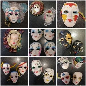 Painted Porcelain Face Masks